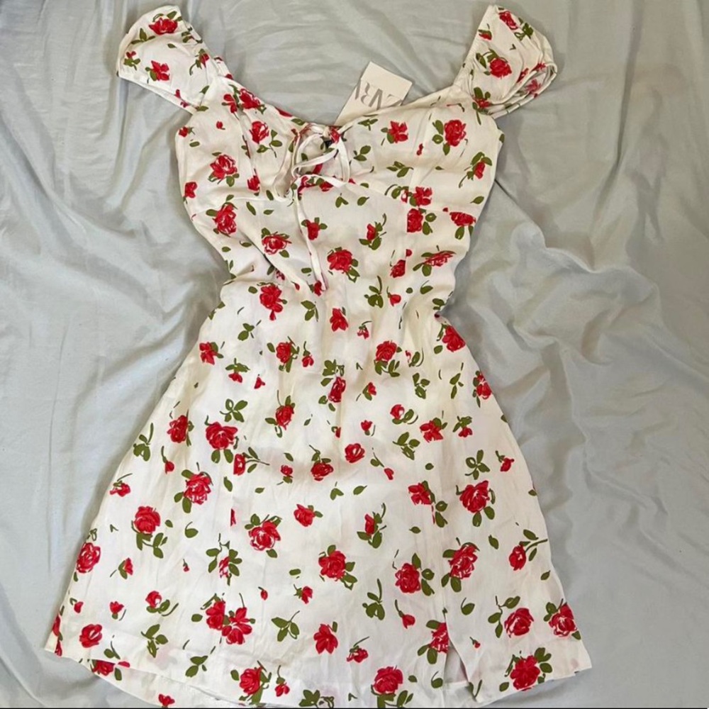 Zara floral dress